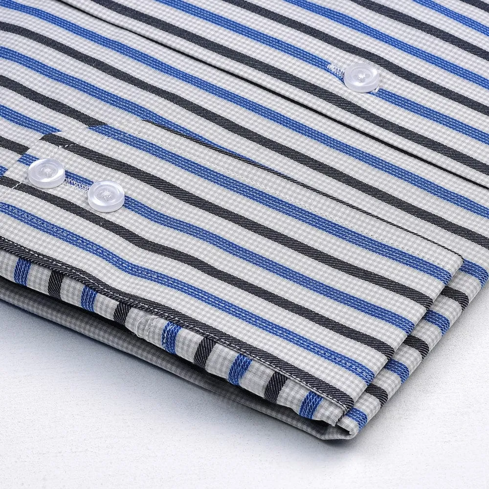 Multi Color Striped Dress Shirt