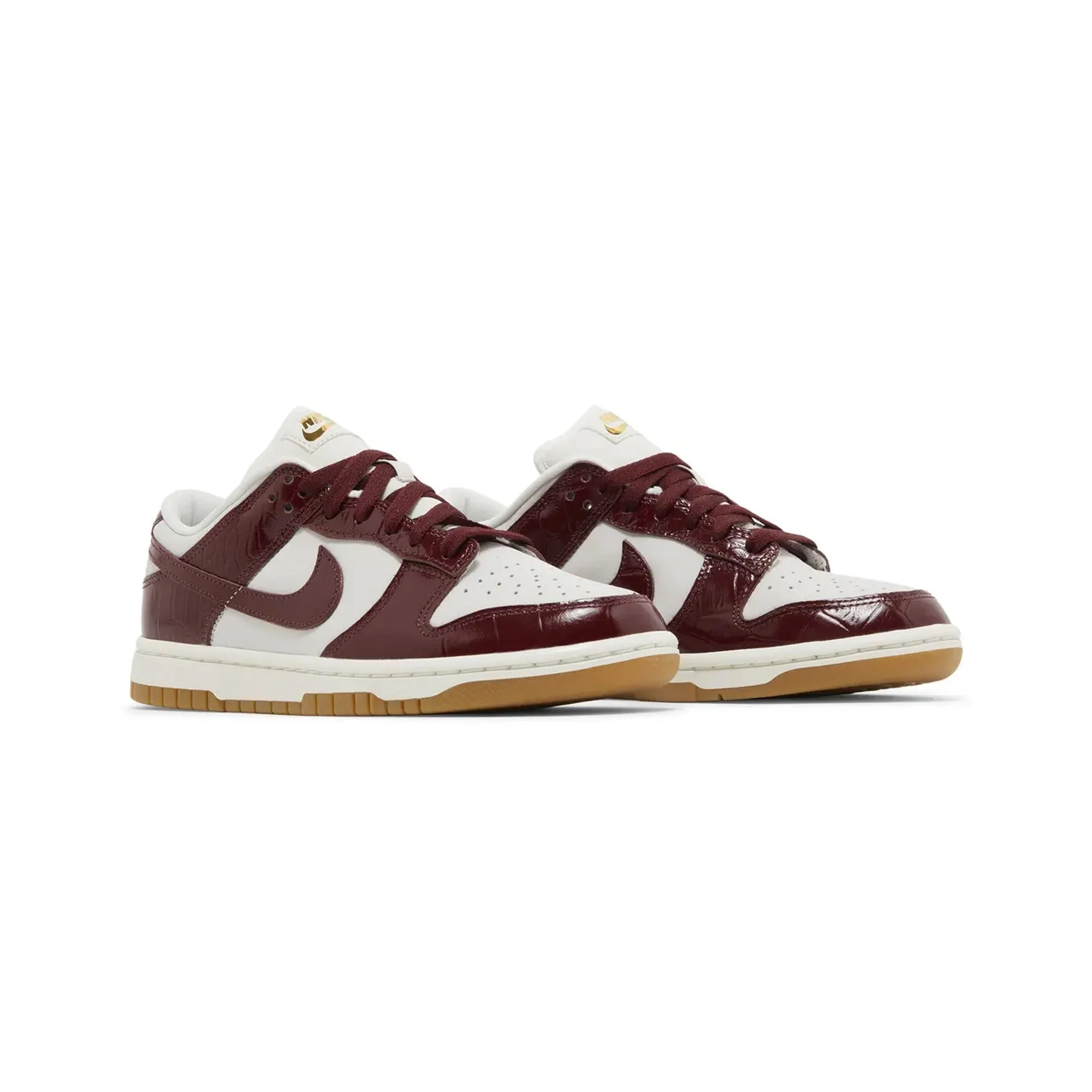 Nike Dunk Low LX 'Dark Team Red Croc' Women's (2024)