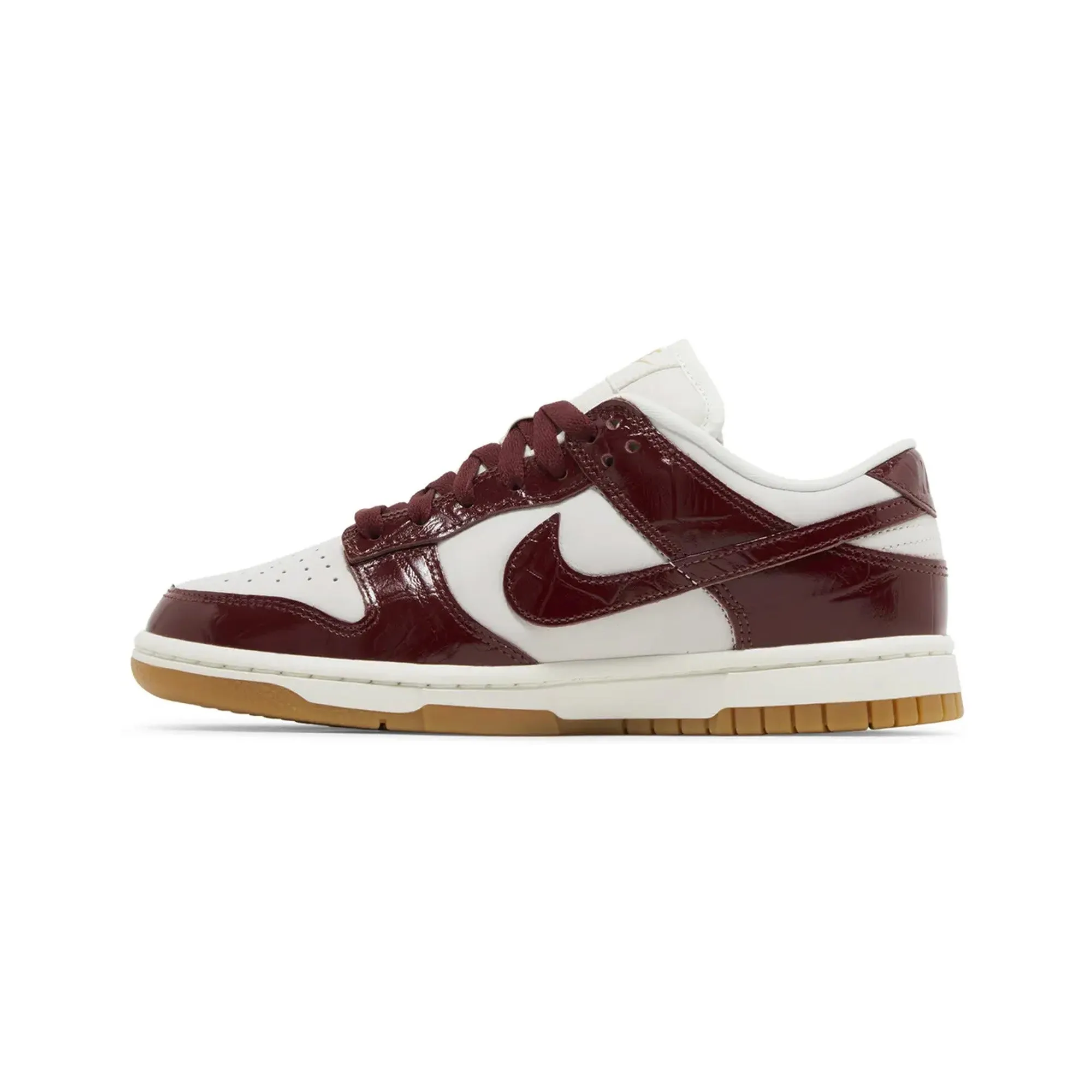 Nike Dunk Low LX 'Dark Team Red Croc' Women's (2024)