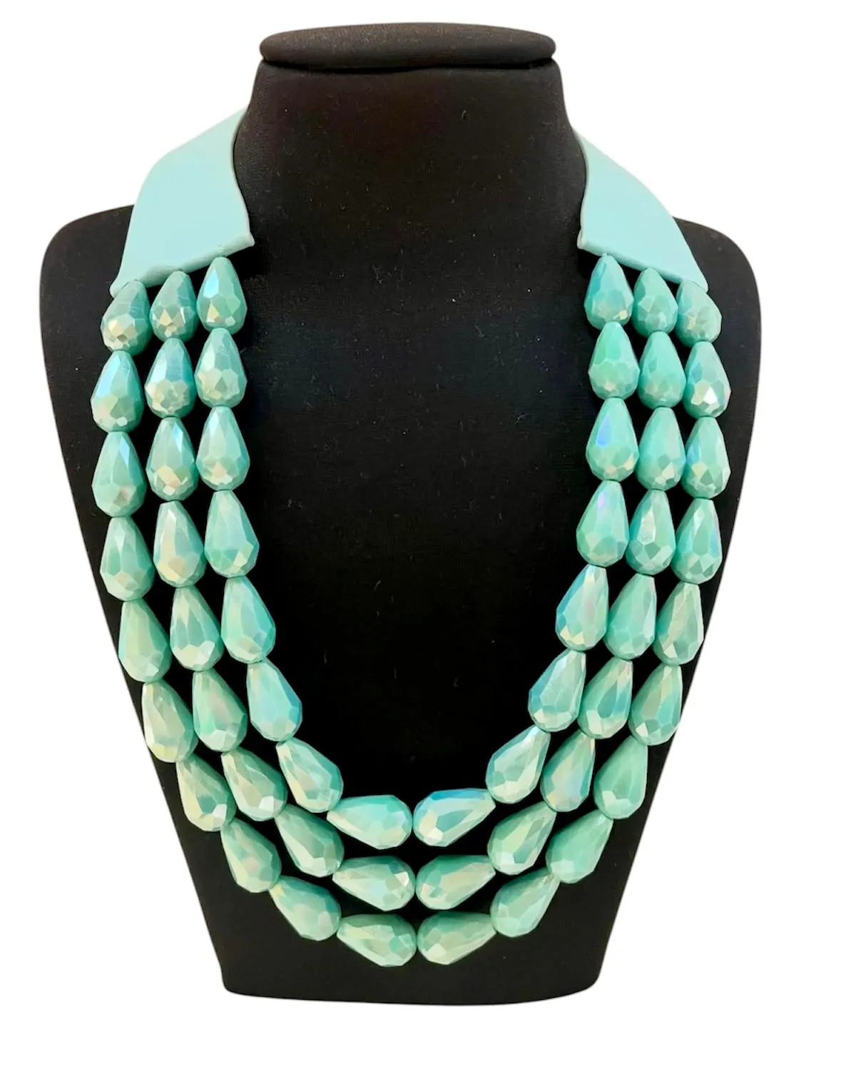 Nora Multistrand Resin Necklace