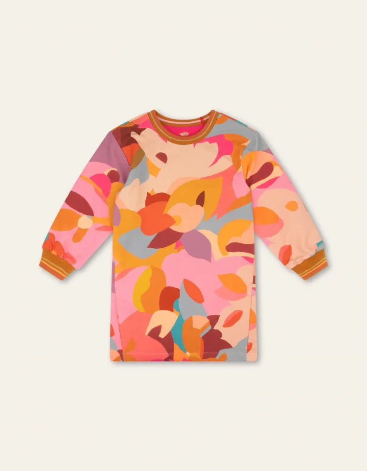 Oilily Dooray Printed Sweat Dress YF24GDR267