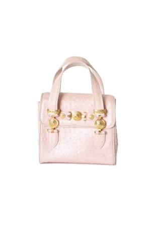Ostrich Sunburst Bag