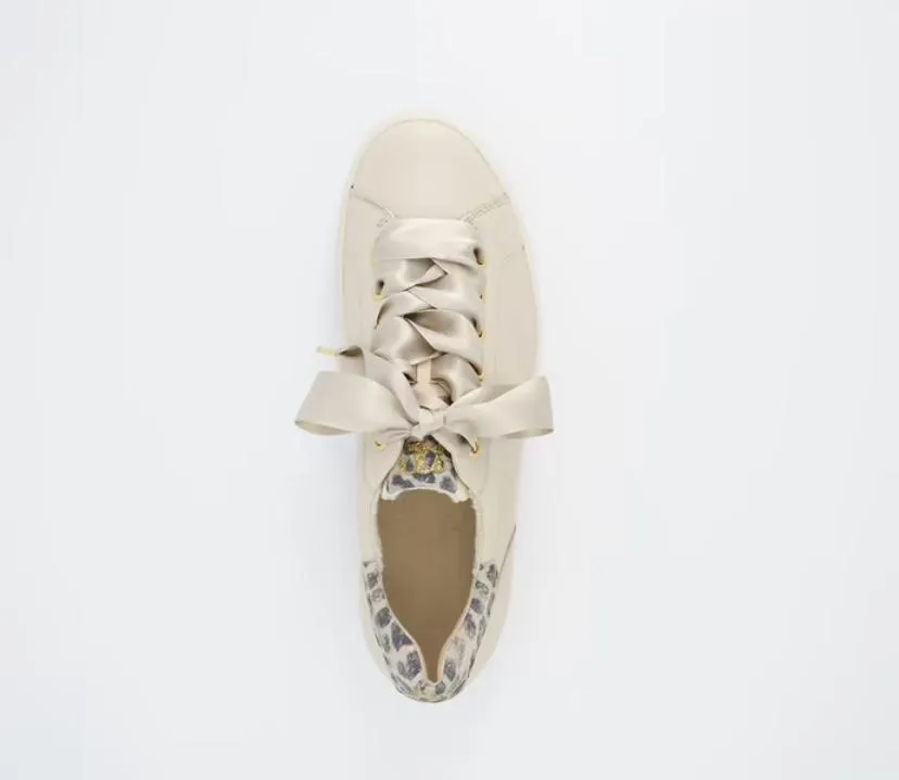 Paul Green - 5520 Beige Ribbon Trainer