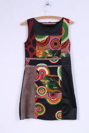 Rinascimento Dolce Vita Womens L (S) Dress Multi Printed Fitted Italy