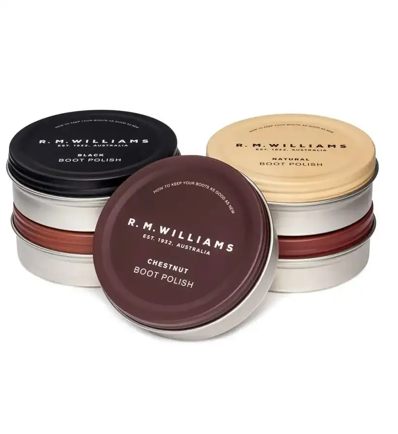 RM Williams Stockmans Boot Polish Dark Tan
