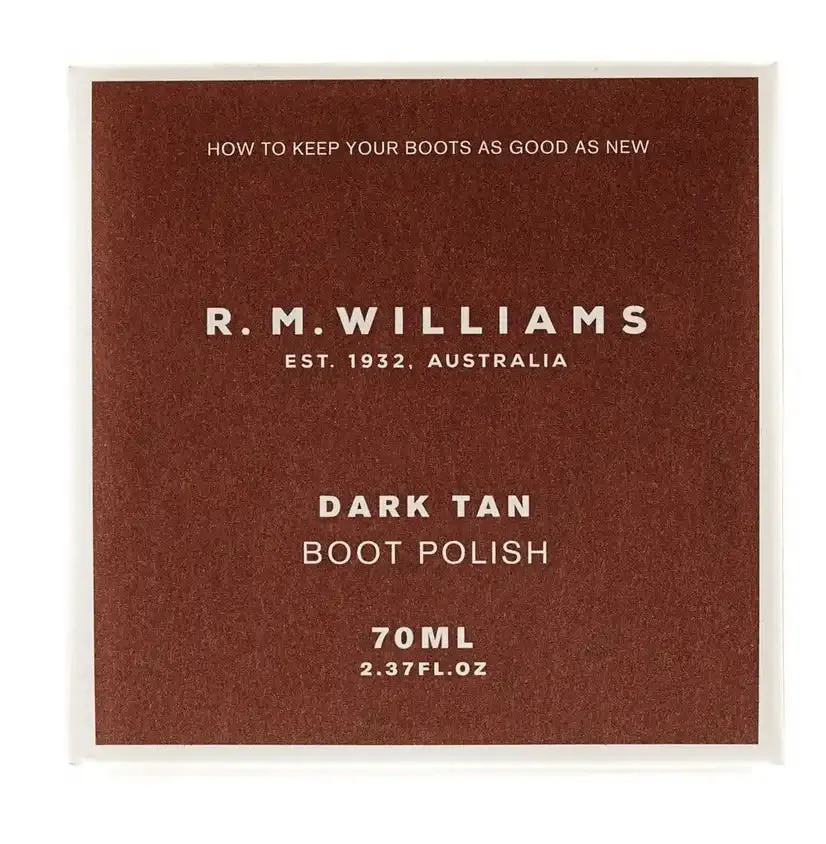 RM Williams Stockmans Boot Polish Dark Tan