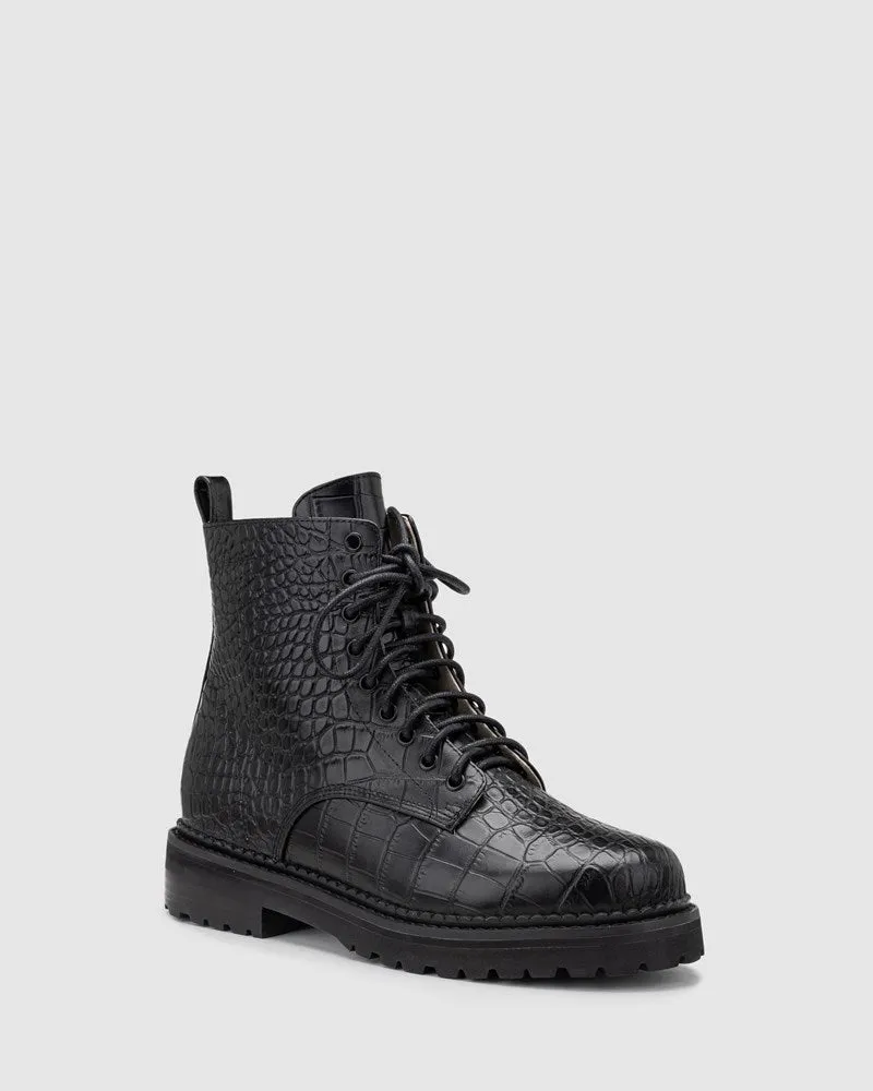 Roller Boot - Black Croc