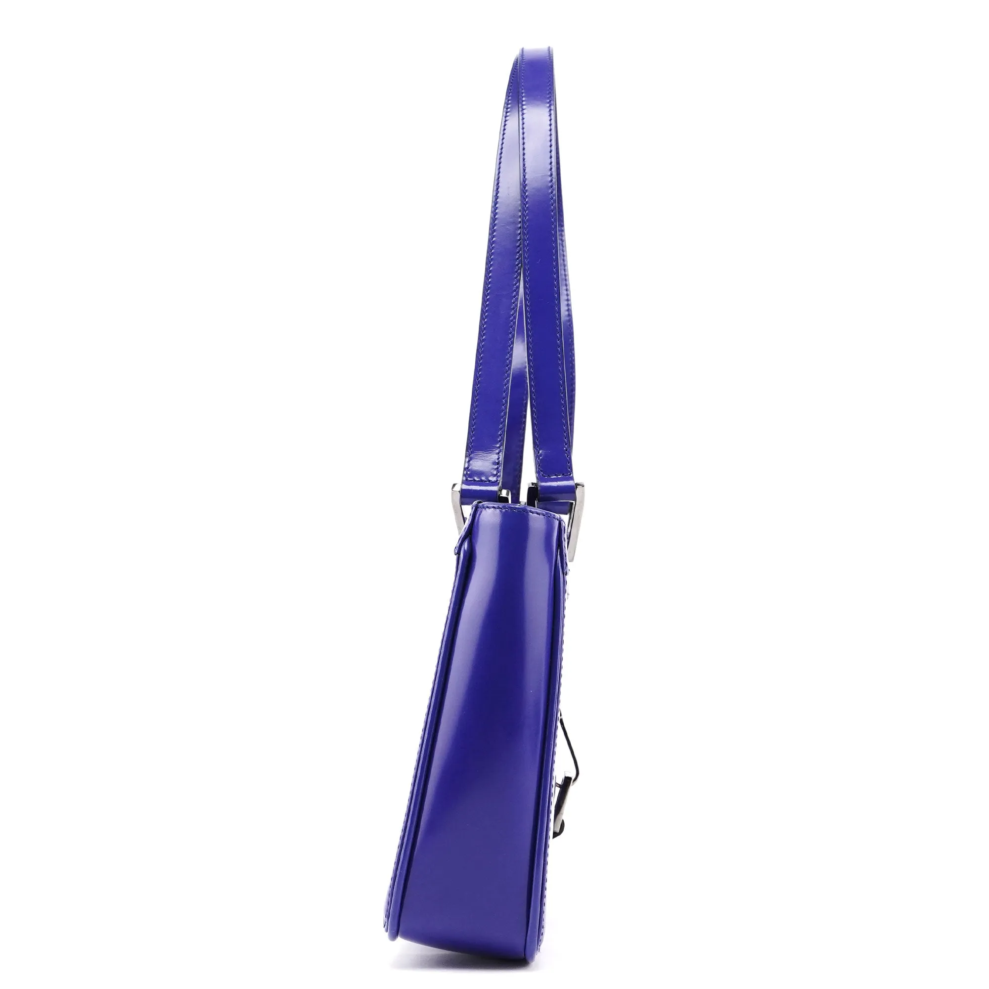Royal Blue Patent Leather Jackie Tote