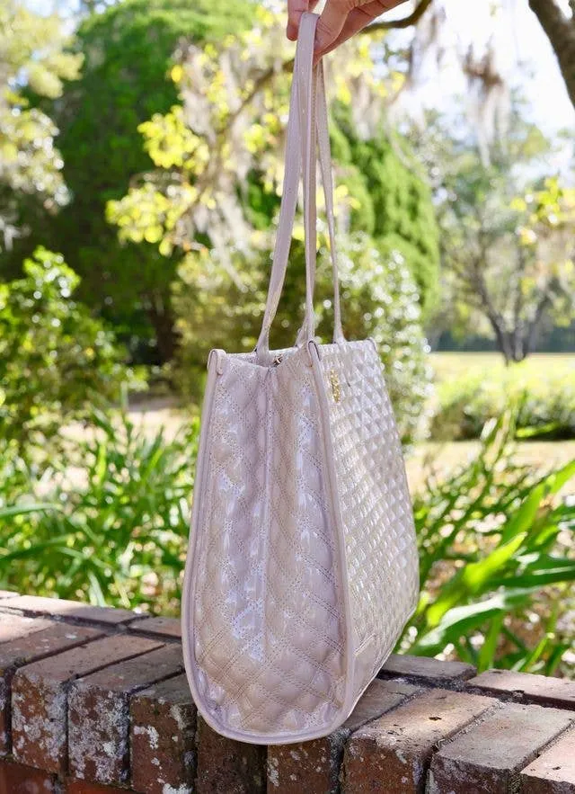 Shane Tote NUDE PATENT SQ