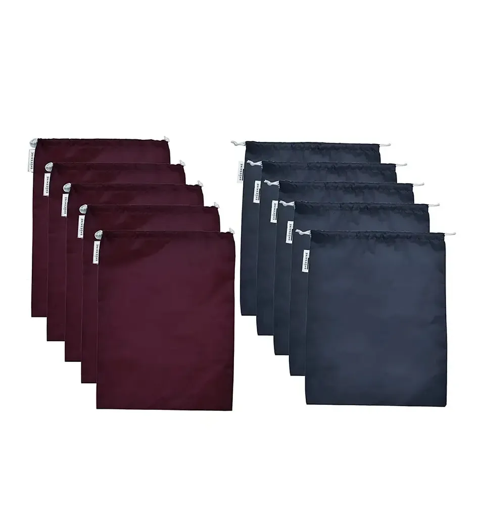 SHOESHINE Shoe Bag (Pack of 6) Water Resistant and Dust Proof Shoe Storage Bag - Florescent
