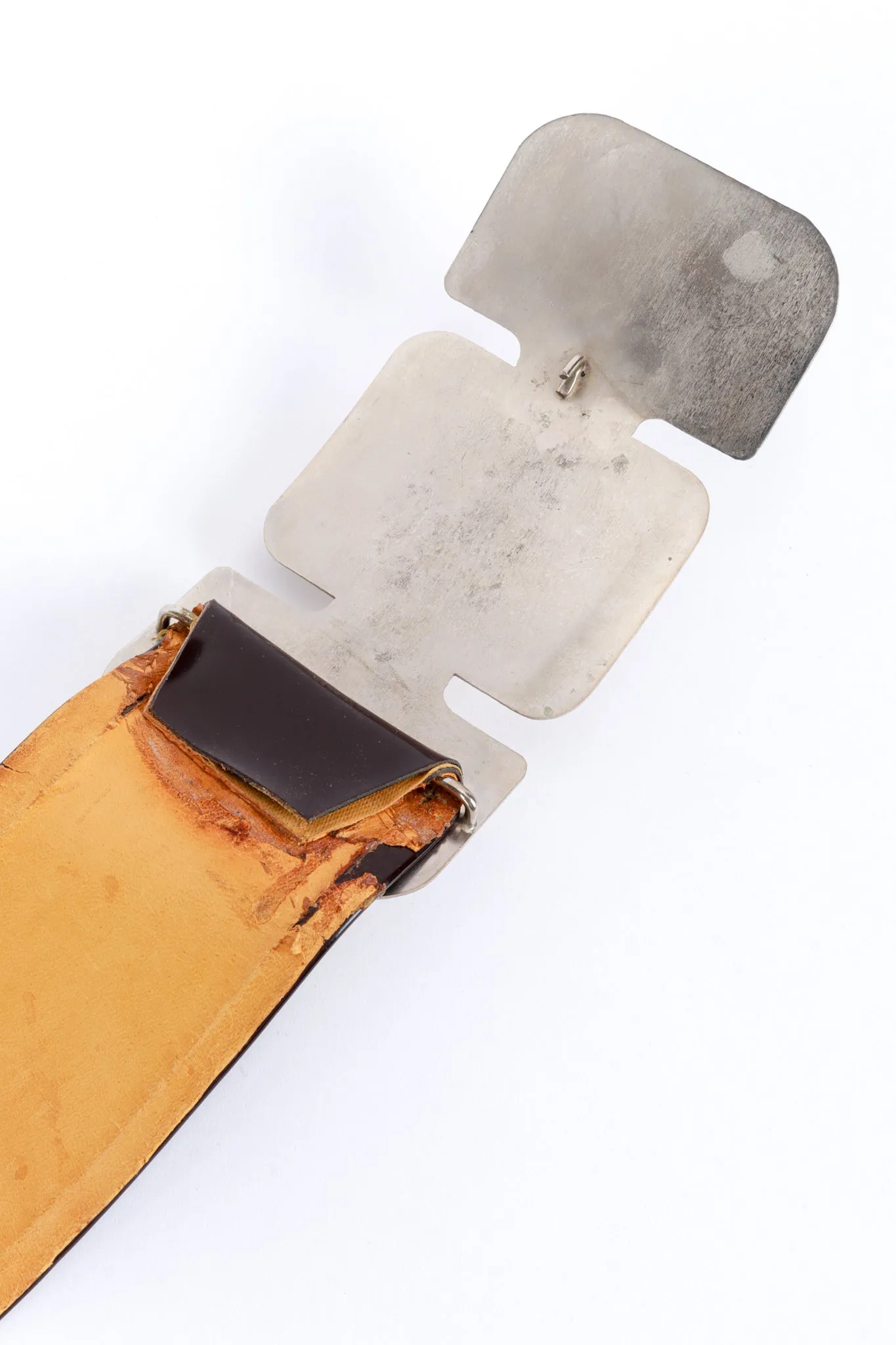 Space Age Sculptural Buckle Belt