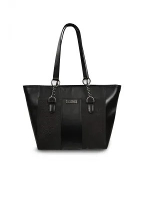 T1S2903TOT Thomas Cook Roseanna Embossed Tote Black