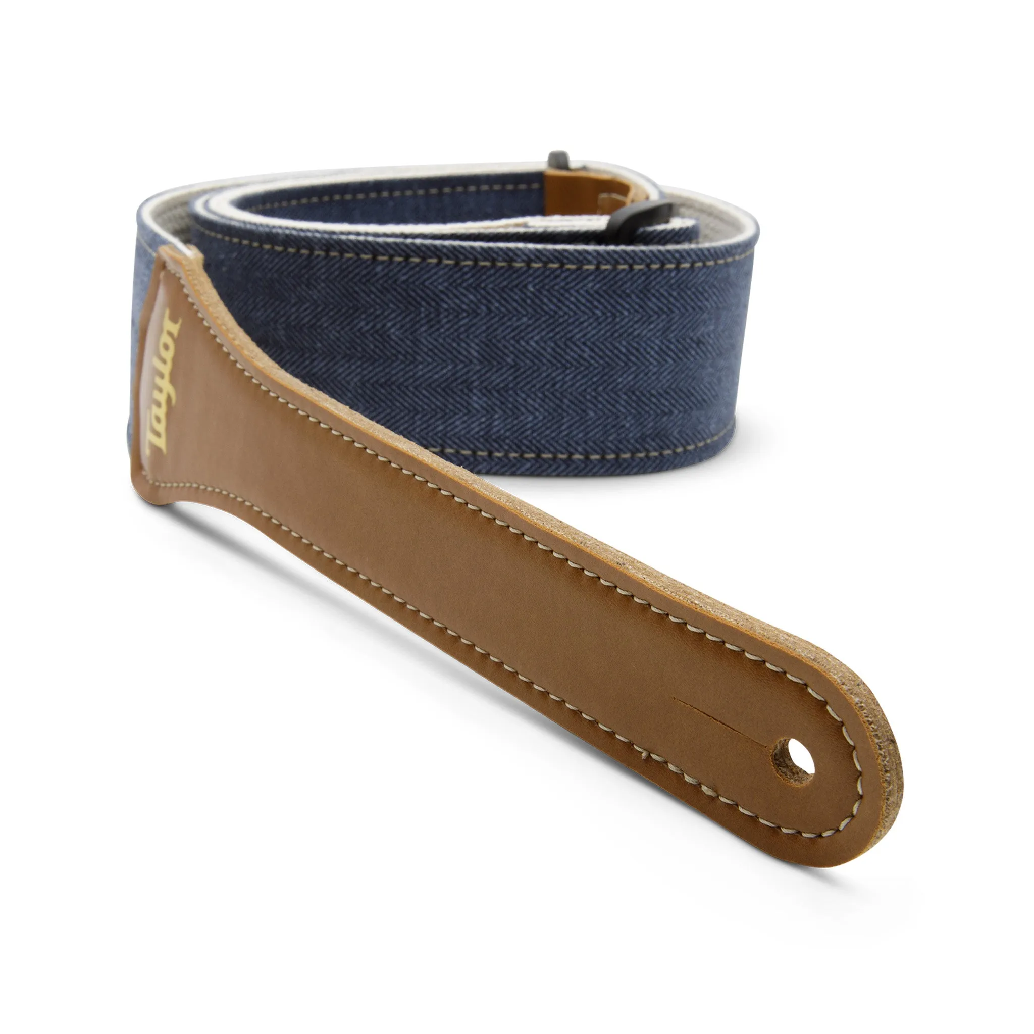 Taylor 2" Vegan Herringbone Hemp Cotton Guitar Strap, Blue
