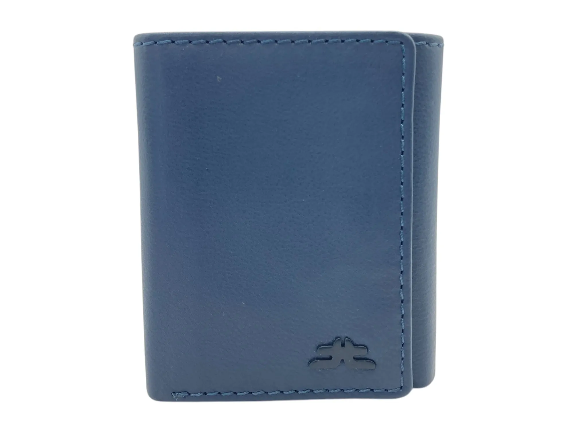 Trifold Wallet RFID Slim Wallets 10 Card Double Stitch # 1159 [Button]