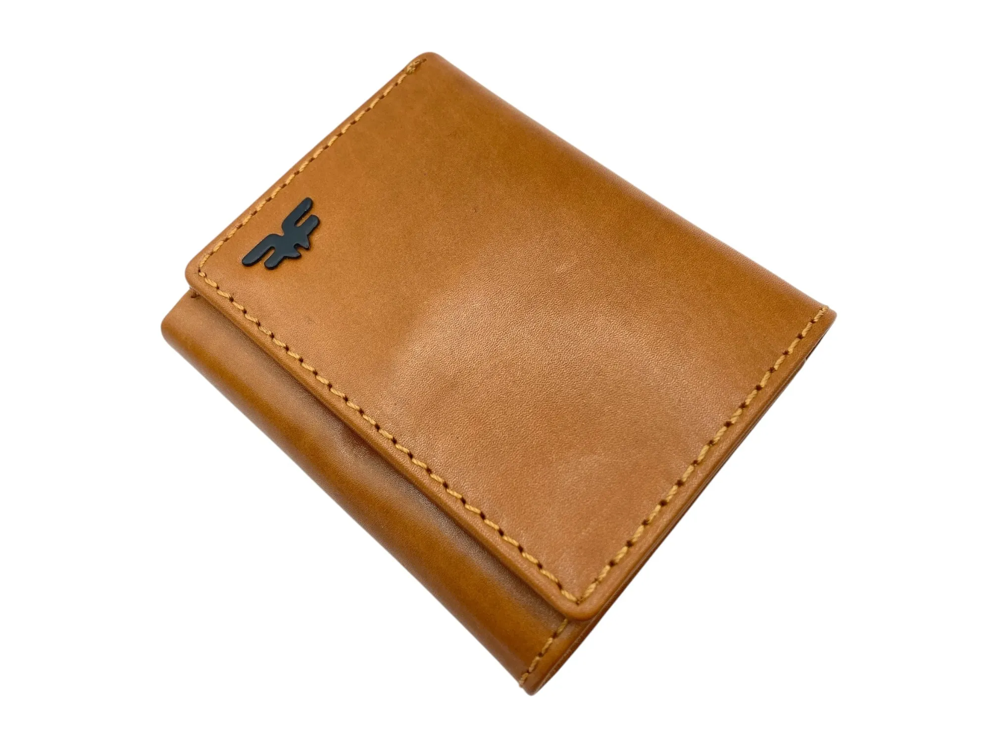 Trifold Wallet RFID Slim Wallets 10 Card Double Stitch # 1159 [Button]