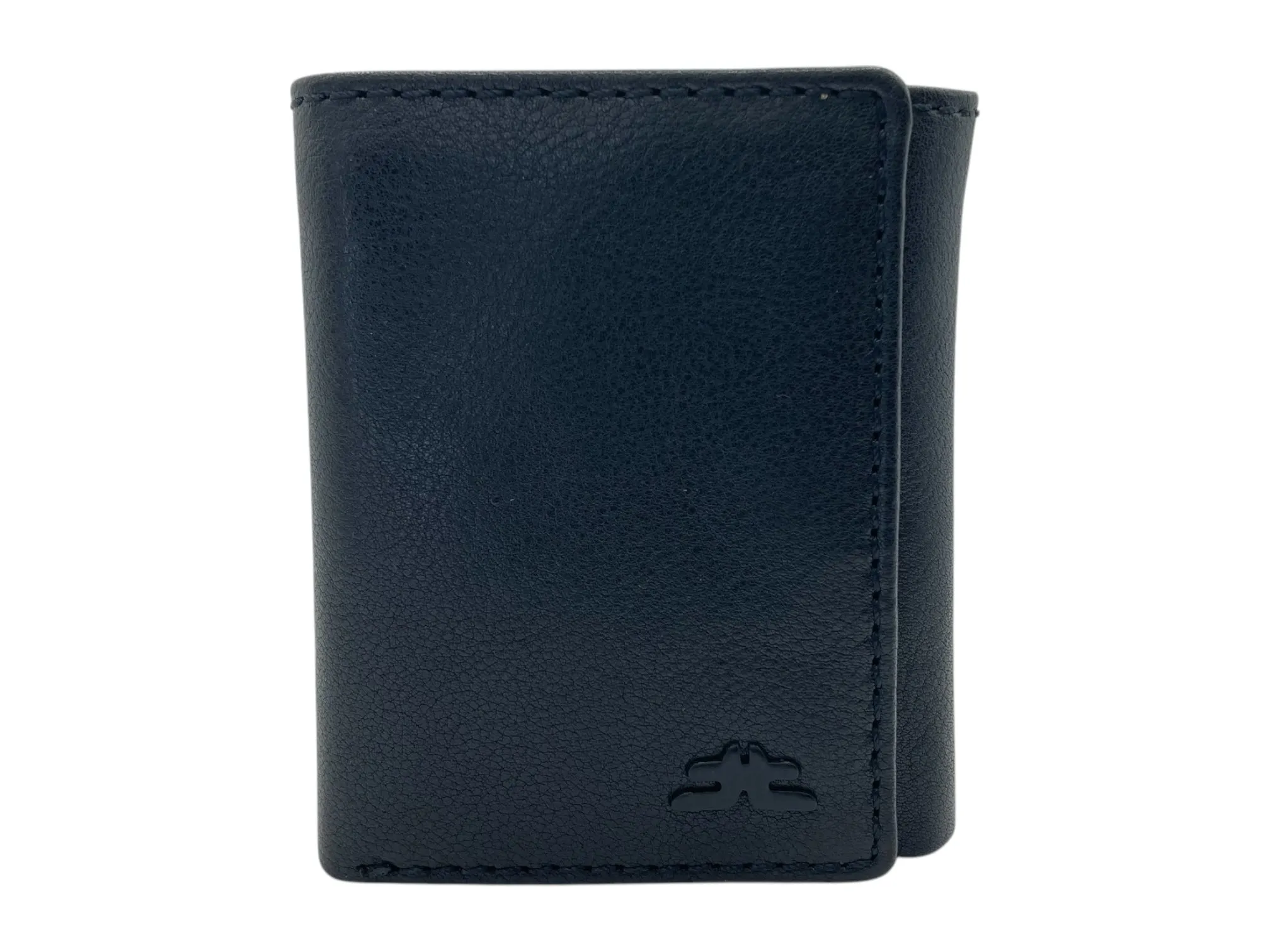 Trifold Wallet RFID Slim Wallets 10 Card Double Stitch # 1159 [Button]