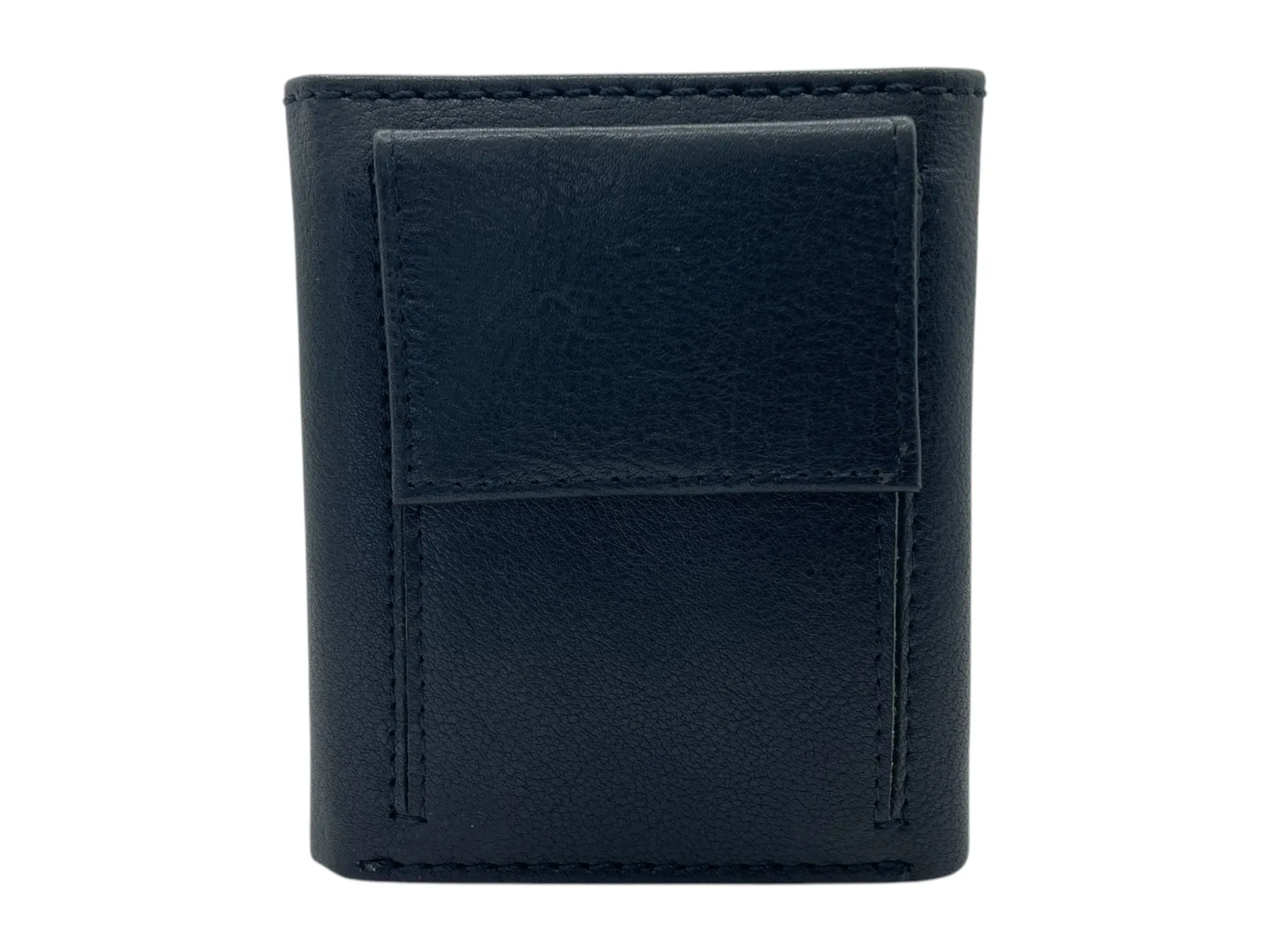 Trifold Wallet RFID Slim Wallets 10 Card Double Stitch # 1159 [Button]