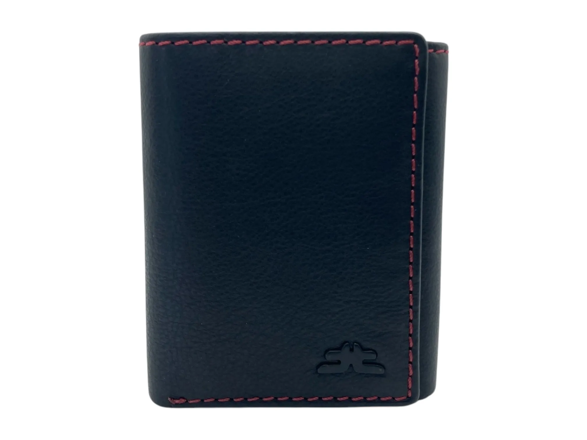 Trifold Wallet RFID Slim Wallets 10 Card Double Stitch # 1159 [Button]