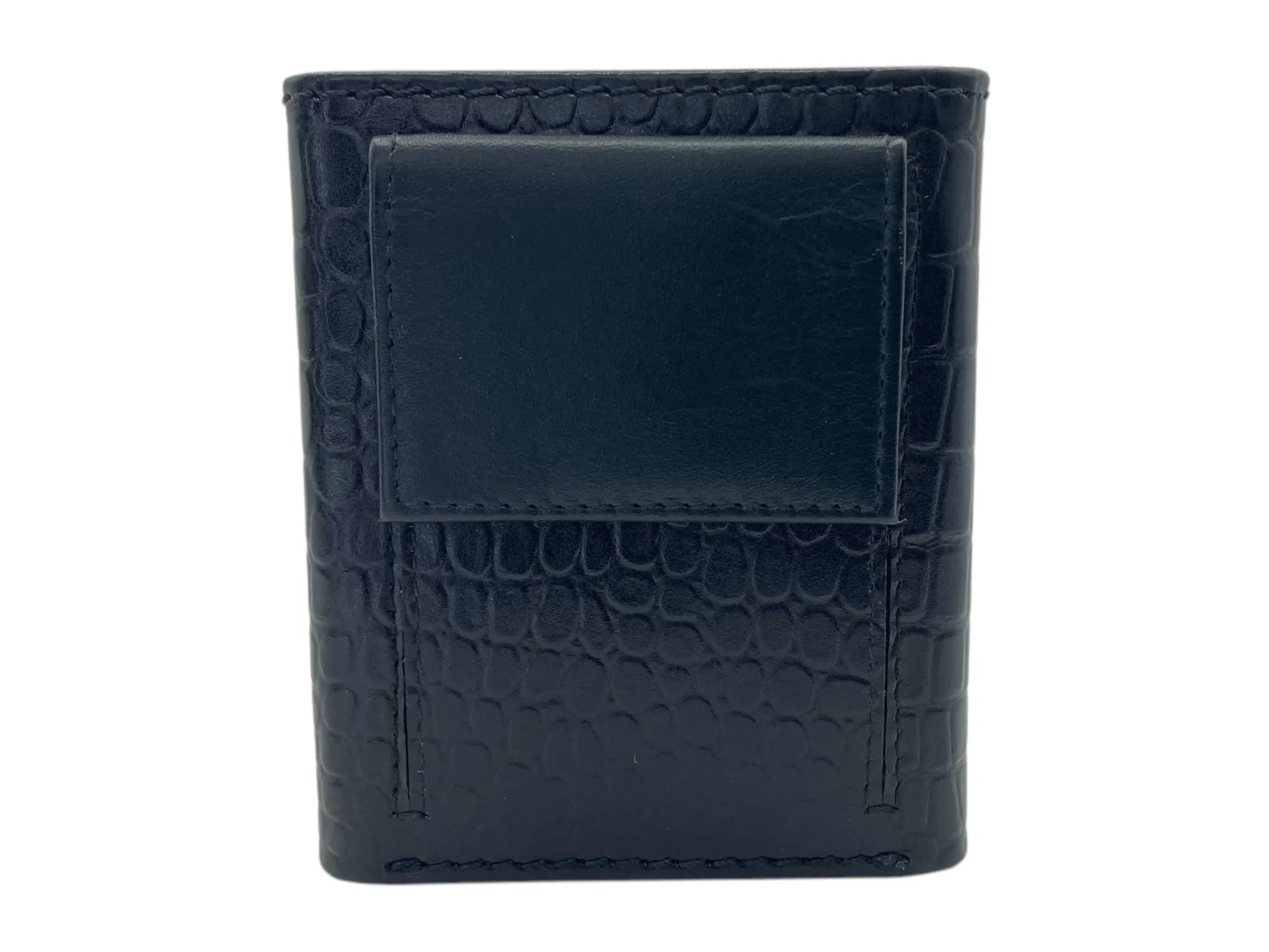 Trifold Wallet RFID Slim Wallets 10 Card Double Stitch # 1159 [Button]