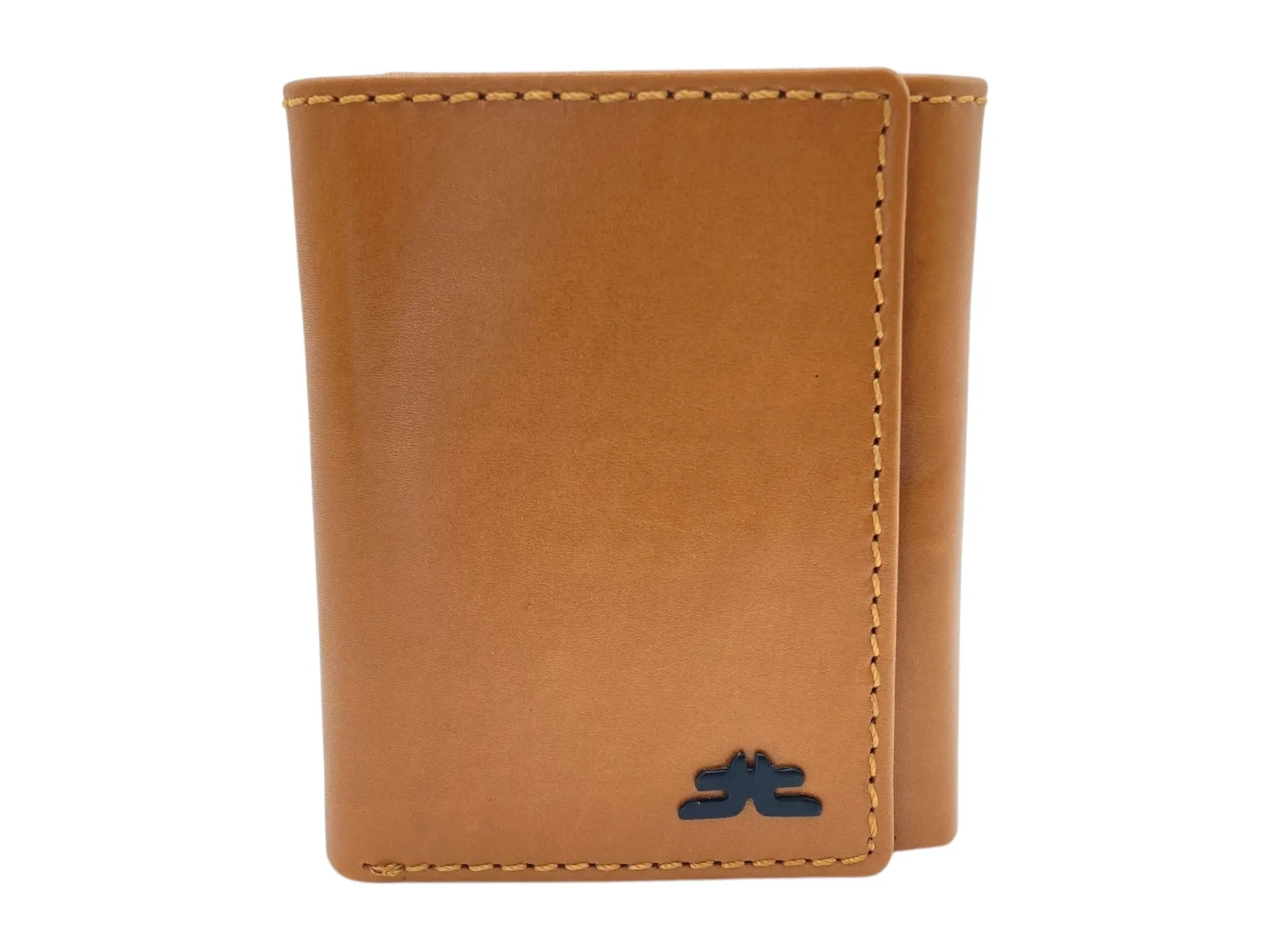 Trifold Wallet RFID Slim Wallets 10 Card Double Stitch # 1159 [Button]