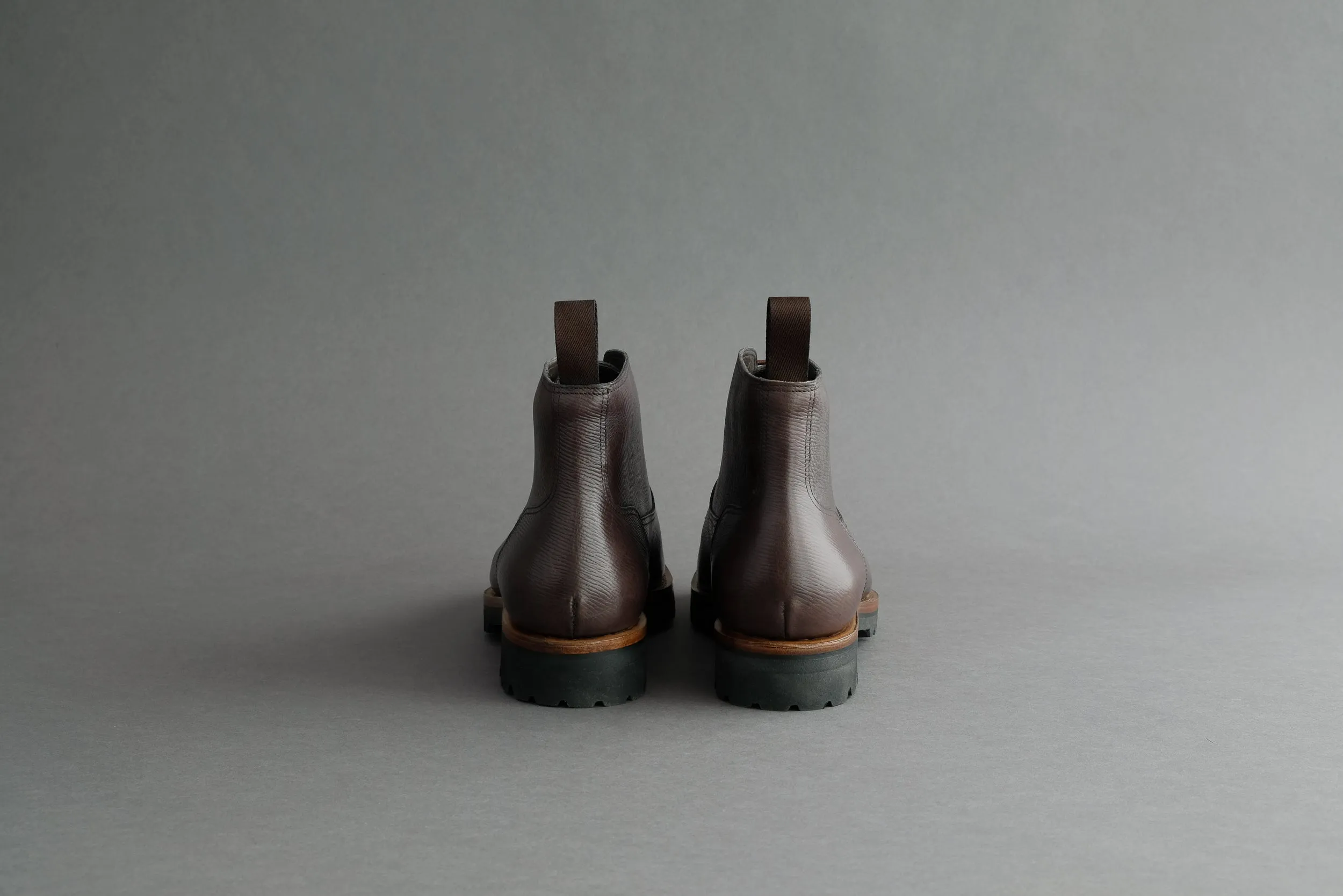 TwoOneSeven.Lorenz Derby Boots from Hatch Grain Vacchetta