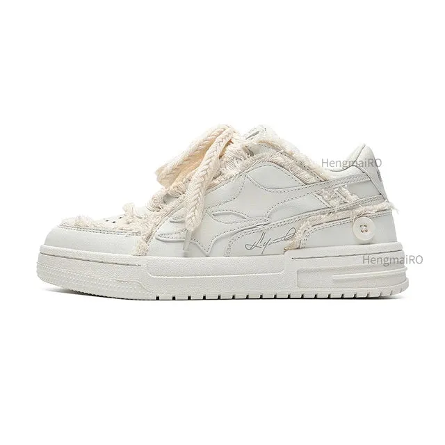 Unisex Leather Sneakers
