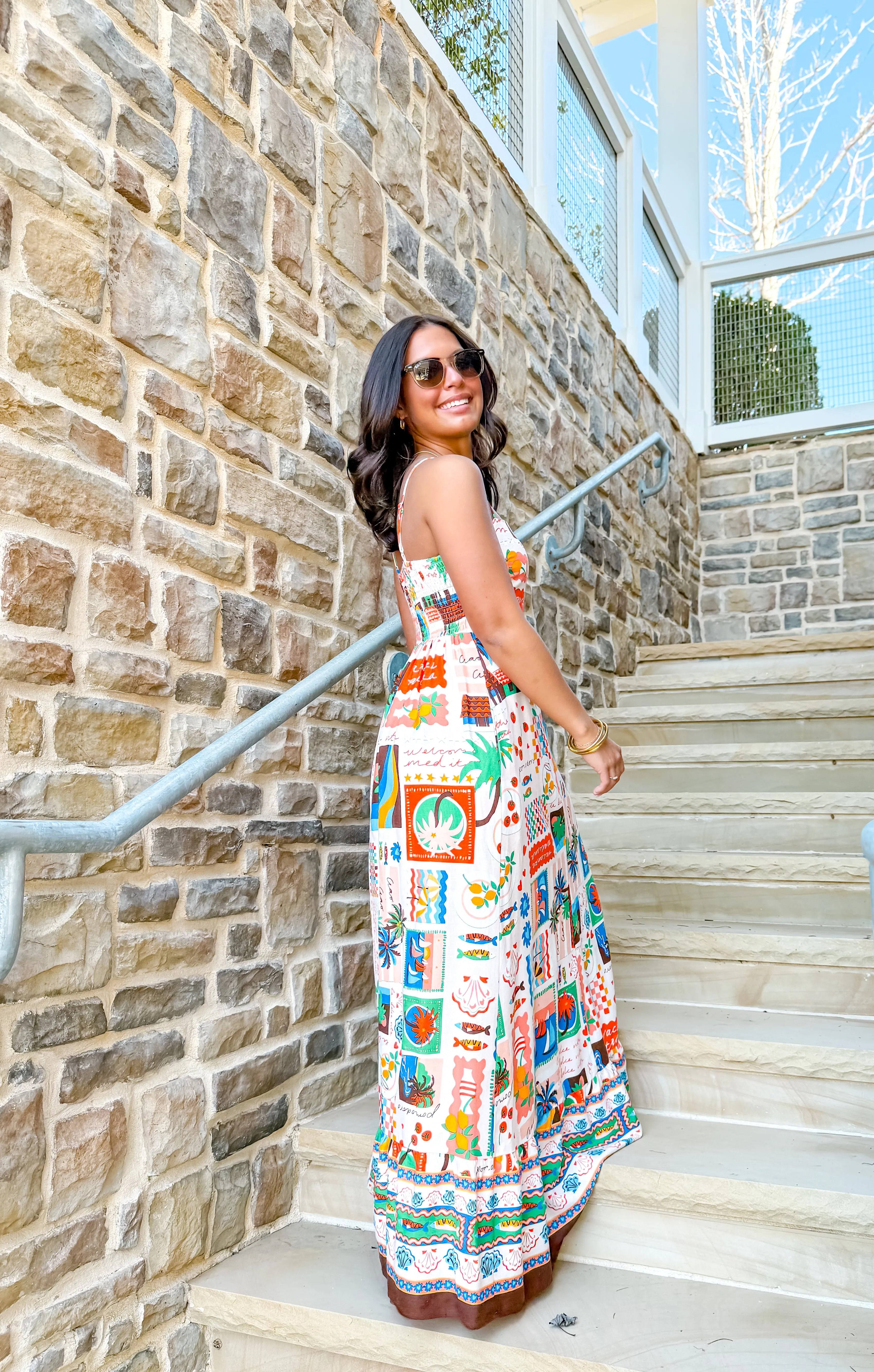 Vacay Vibe Smocked Maxi Dress