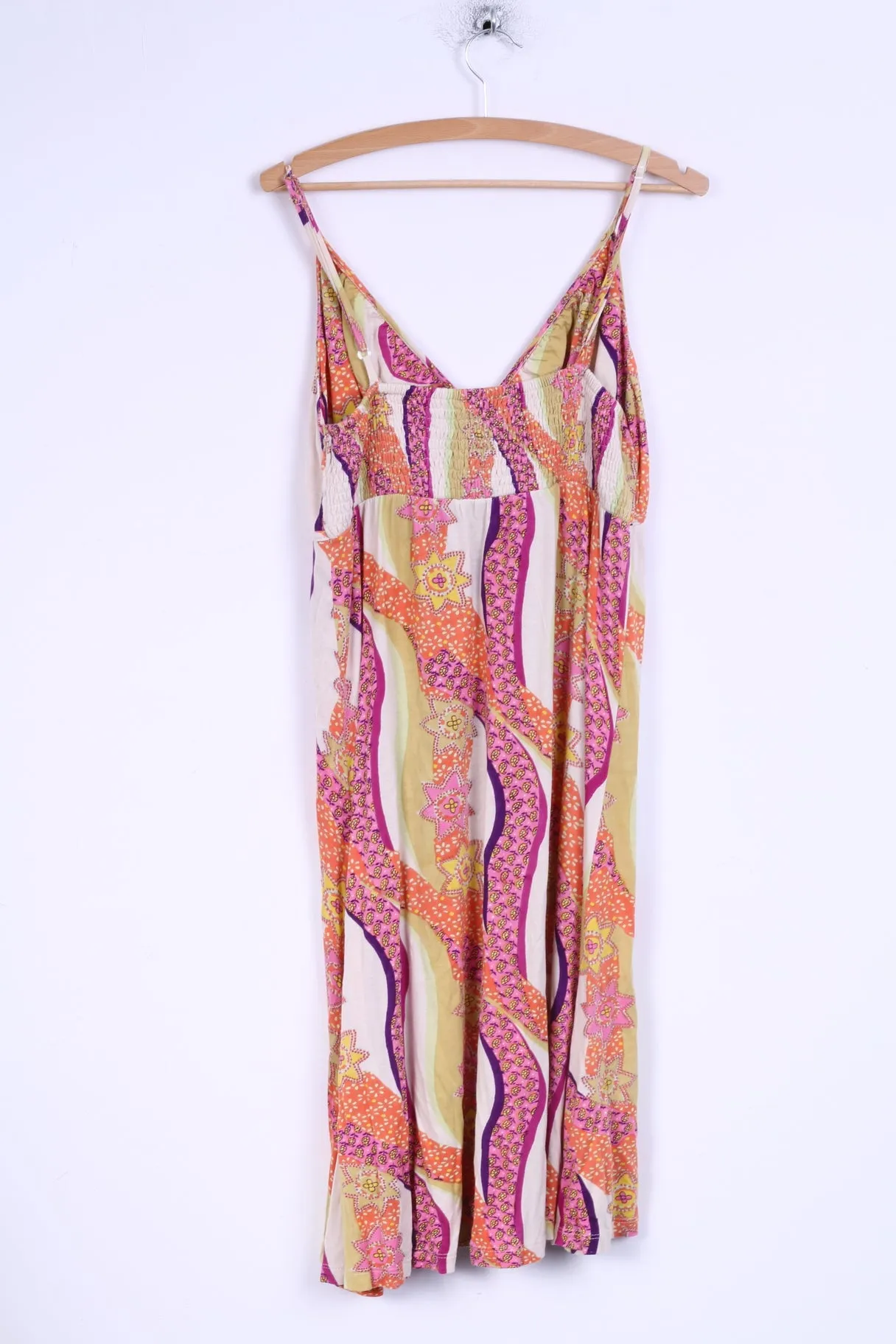 VILA Womens L Dress Summer Floral Viscose Multi Colors