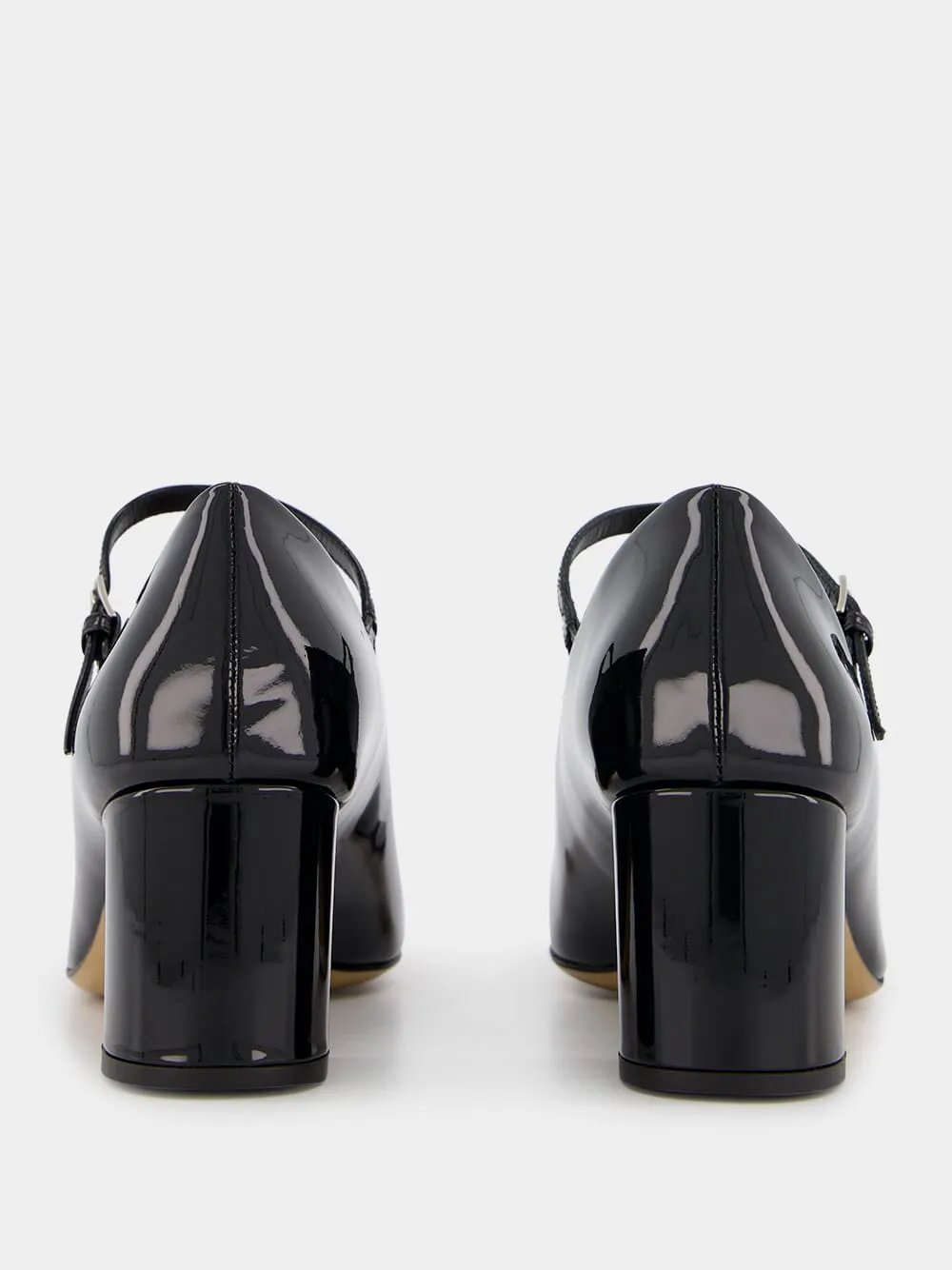 VLogo 60mm Mary Jane Leather Pumps