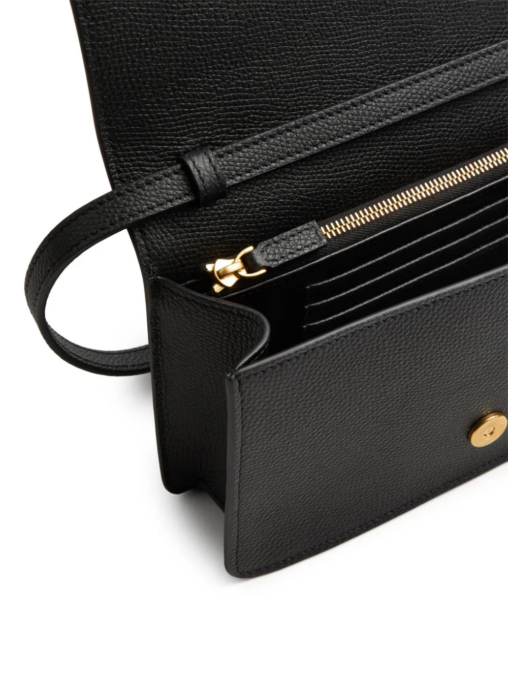 Vlogo signature leather mini bag