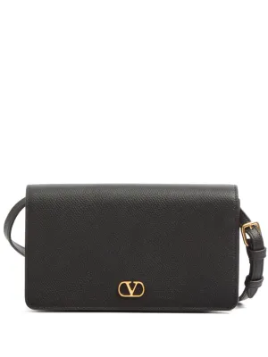 Vlogo signature leather mini bag