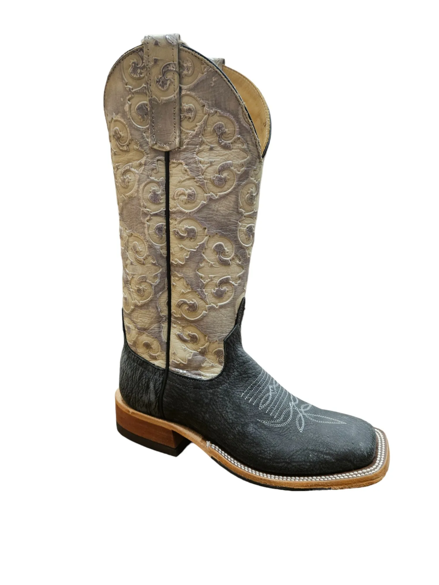 Women’s Embossed Leather Boots 338857