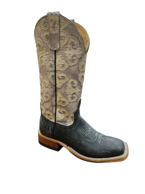 Women’s Embossed Leather Boots 338857