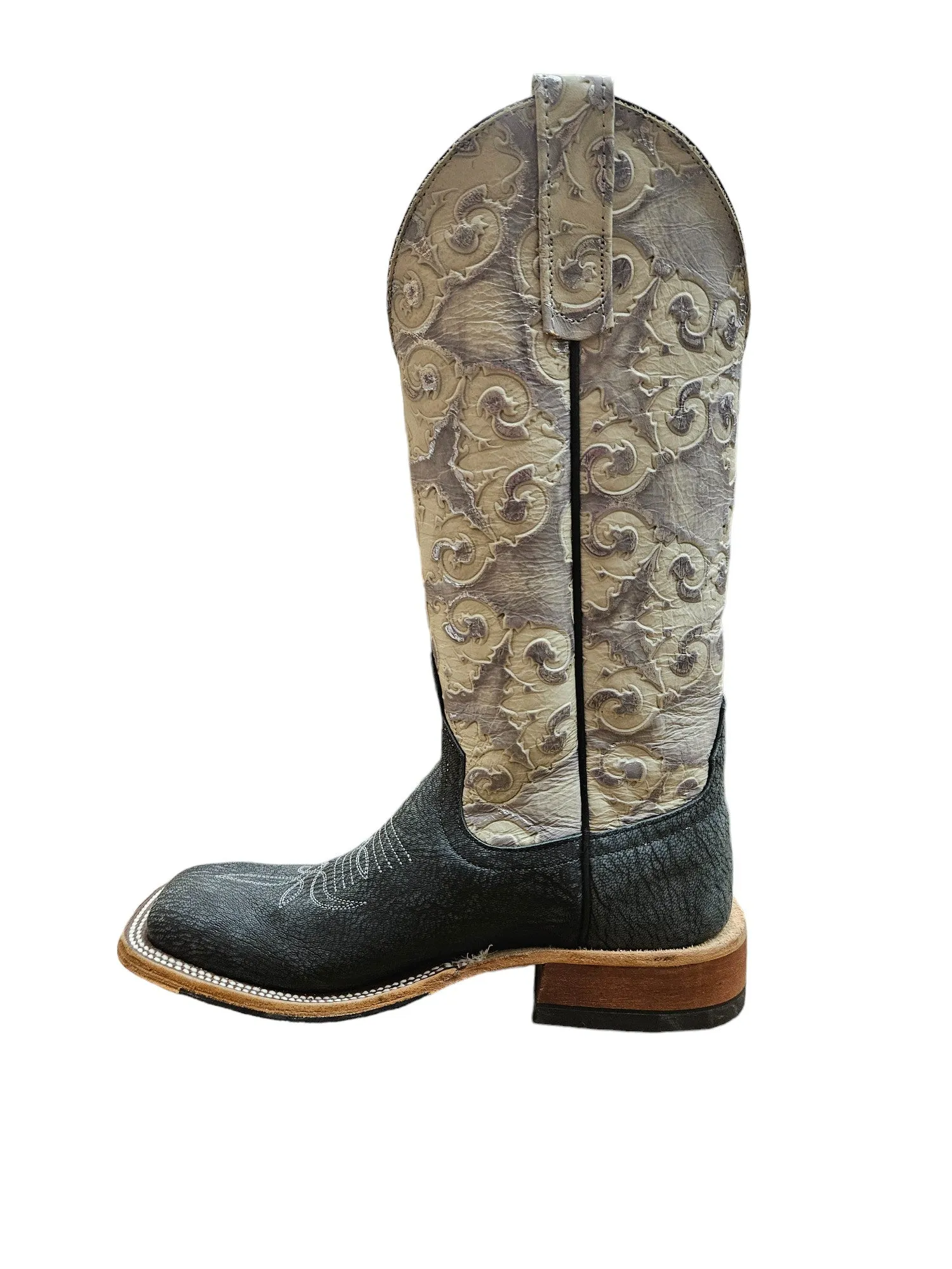 Women’s Embossed Leather Boots 338857