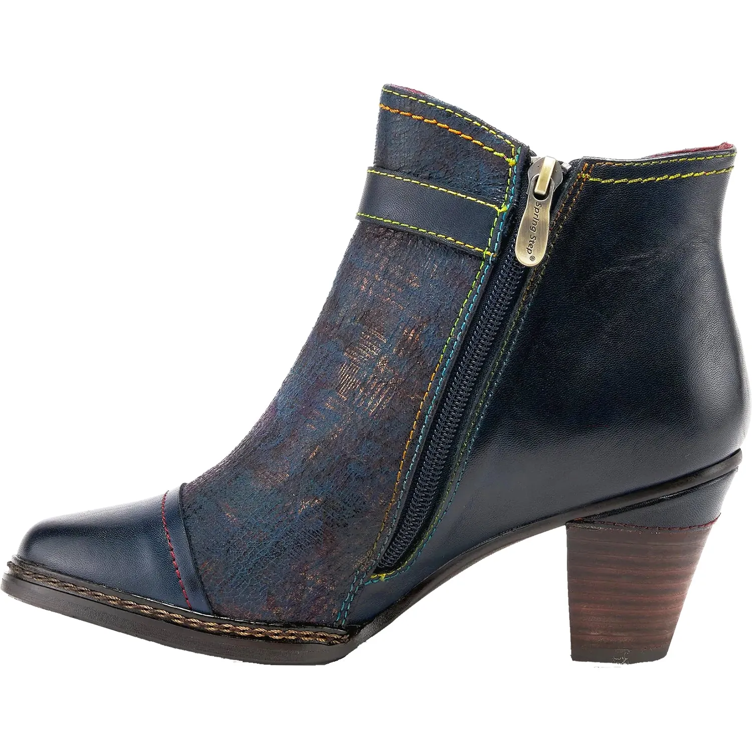 Women's L'Artiste by Spring Step Captivate Navy Multi Leather