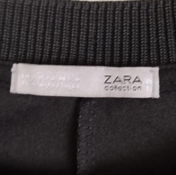 Zara black multicolor embroidered floral dress with sequins size Large